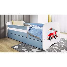 Kocot Kids Barnsäng Babydreams Blå Fire Truck 180x80cm