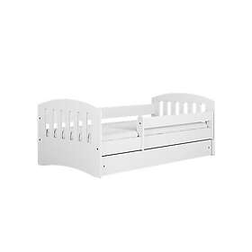 Kocot Kids Barnsäng Classic 1 Vit Med Madrass 160x80cm