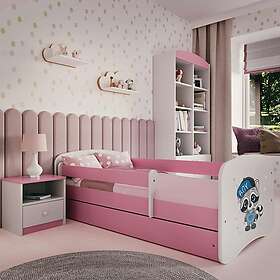 Kocot Kids Barnsäng Babydreams Rosa Racoon 140x70cm