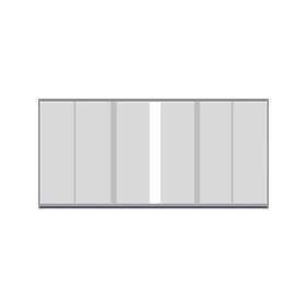 VPP Skjutdörr 6-del (mittingång) (Totalbredd: 4800 Totalhöjd: 2400)