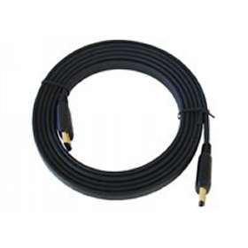Cables Direct Gold Flat HDMI - HDMI High Speed 5m