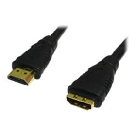 Cables Direct Gold HDMI - HDMI M-F 10m