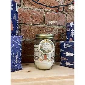 Gold Christmas Traditional Home Candle Jar & Cream