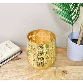 Gold Large Candle Pot 20cm