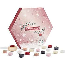 Yankee Candle Coffret Cadeau 18 Bougies Chauffe-Plat 1 Bougeoir Chauffe-Plat