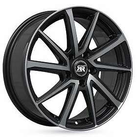 Racer Road Bright Black Machined Face 7x17 5/108 ET40 B65.1