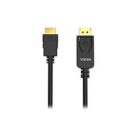 Vision Professional adapterkabel DisplayPort / HDMI 1 m