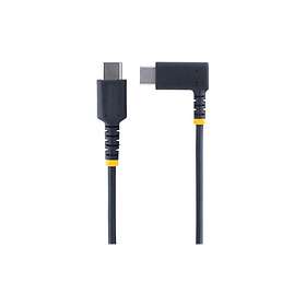 Durable StarTech.com 6in (15cm) USB C Charging Cable Right Angle, 60W PD 3A, Heavy Duty Fast Charge USB-C Cable, USB 2,0 Type-C, and Rugged 