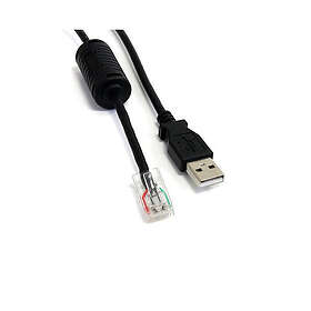 Smart StarTech.com 6 ft UPS Replacement USB Cable AP9827 USB cable USB (M) to RJ-45 (10 pin) (M) 6 ft black USBUPS06 USB-kabel USB till RJ-4