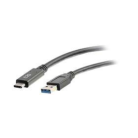 C2G 3ft USB C to USB A Cable USB 3,2 5Gbps M/M USB typ C-kabel USB typ A till 24 pin USB-C 91,4 cm