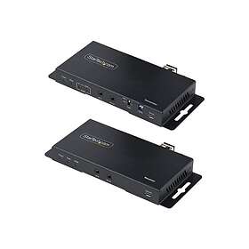 Kit StarTech.com 4K HDMI over Fiber Extender , 4K 60Hz up to 3300ft/1km (Single Mode) or 1000ft/300m (Multimode) LC Fiber Optic, HDR/HDCP, A