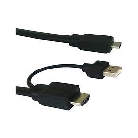Gechic On-Lap 1305 HDMI-kabel HDMI / USB 1.2 m