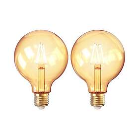 Filament Innr LED-glödlampa med form: glob E27 4,5 W varmt vitt ljus 2200 K (paket om 2)