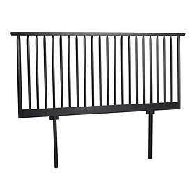 Rowico Home Riggins sänggavel Svart ek 194 x 6 cm