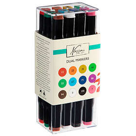 Nassau Fine Art Dual-tip Marker 12-set