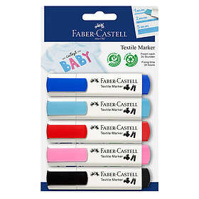 Faber-Castell Textilmarker Pastel 5-set