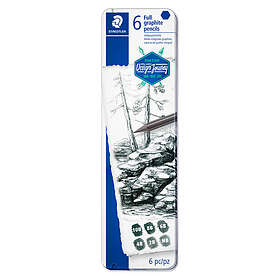 Staedtler Mars Lumograph Grafitpennor 6-pack