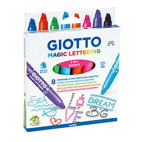 Giotto Turbo Magic Lettering 8-set Tuschpennor