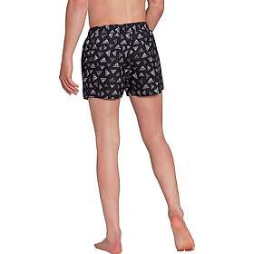 Adidas Logo Print CLX Swim Shorts Very Short Length (Miesten)