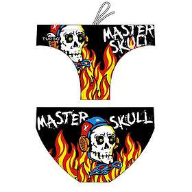 Turbo Master Halloween Skulls Swimming Brief (Herr)