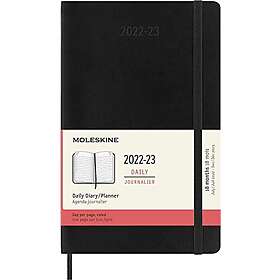 Moleskine Kalender 18M Daily Soft Cover Large Svart