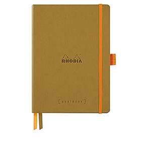 Rhodia GoalBook A5 Dotted Gold