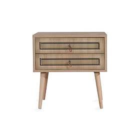 Brokind Nattbord 60 cm med oppbevaring 2 Skuffer