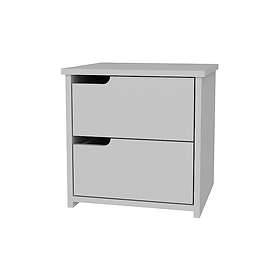 Hejde Nattbord 40 cm med oppbevaring 2 Skuffer