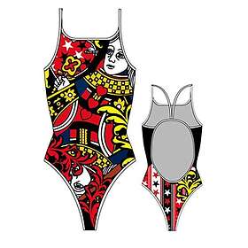 Turbo Big Queen Thin Strap Swimsuit Girls (Jr)