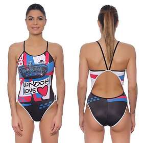 Turbo London Love Thin Strap Swimsuit Girls (Jr)