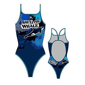 Turbo Save The Whale Thin Strap Swimsuit Girls (Jr)