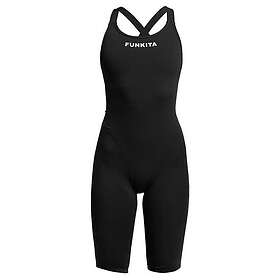 Funkita Fast Legs Still Black Open Back Competition Swimsuit Svart AUS Kvinna