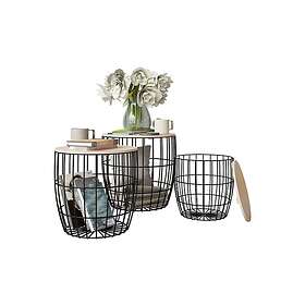 Howig Satsbord Sort/Natur - finn riktig produkt og pris med Prisjakt.