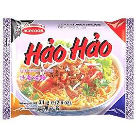 Instant Hao Hao Noodles Saté Onion Flavour 74g - Hitta Bästa Pris På ...