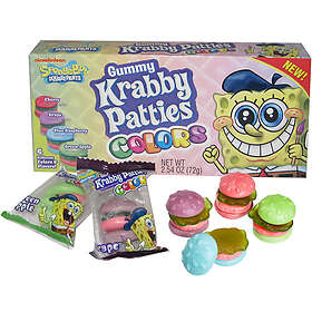 Box Spongebob Gummy Krabby Patties Colors Theater 72g