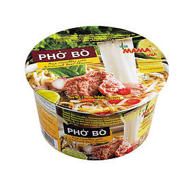 Instant Mama Rice Noodles Bowl Pho Bo Beef 65g