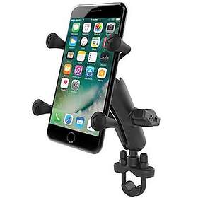 RAM Mounts X-Grip Phone Mount with Handlebar U-Bolt Medium Length Base B Size