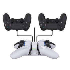 Raptor Laddare för Handkontroller, Dual PS4/PS5