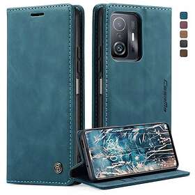CaseMe Xiaomi 11T/11T Pro Fodral Retro Flip Blå