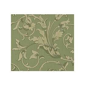 A.S. Creation Blommig Tapet Tessuto Ovävd Grön 956334