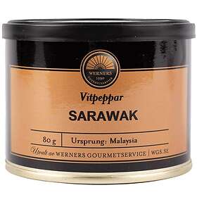 Werners Sarawak Vitpeppar 80g