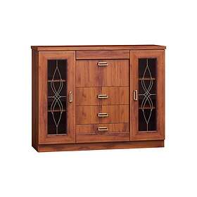 Tadeusz Vitrinskåp 140x44x110cm