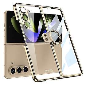 GKK Samsung Galaxy Z Fold5 Skal Finger Ring Guld