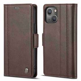 LC.IMEEKE iPhone 14 Plus Fodral med Kortfack Brun