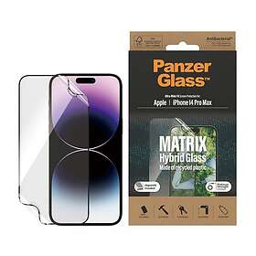 PanzerGlass iPhone 14 Pro Max Skärmskydd Matrix Hybrid Glass EasyAligner