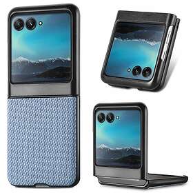 Motorola Razr 40 Ultra Skal Kolfibertextur Blå