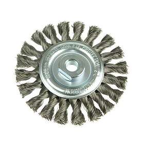 Lessmann 115x14mm Brosse circulaire en fil d'acier torsadé