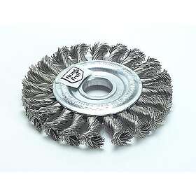 Lessmann 71889 Brosse circulaire fil d'acier 125x14mm torsadée
