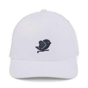 Love Golf Cap: ADULT White Glow-Navy Blazer