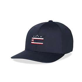 Stars And Stripes Crown C Snapback Cap: Navy Blazer ONESIZE